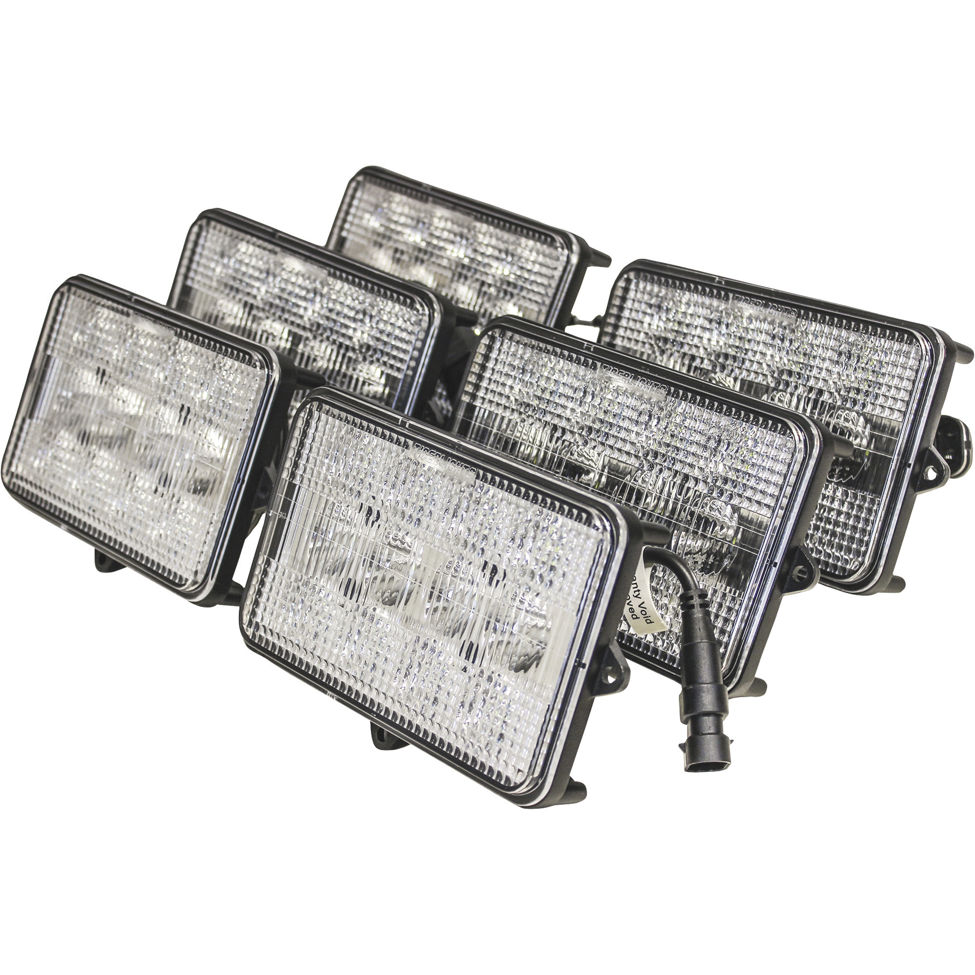 Tiger Lights LED Flood/Spot Combine Light Kit - 360 Watts, 21,000 Lumens, 12V-24V, 6 Lights, Model# TL9000-KIT